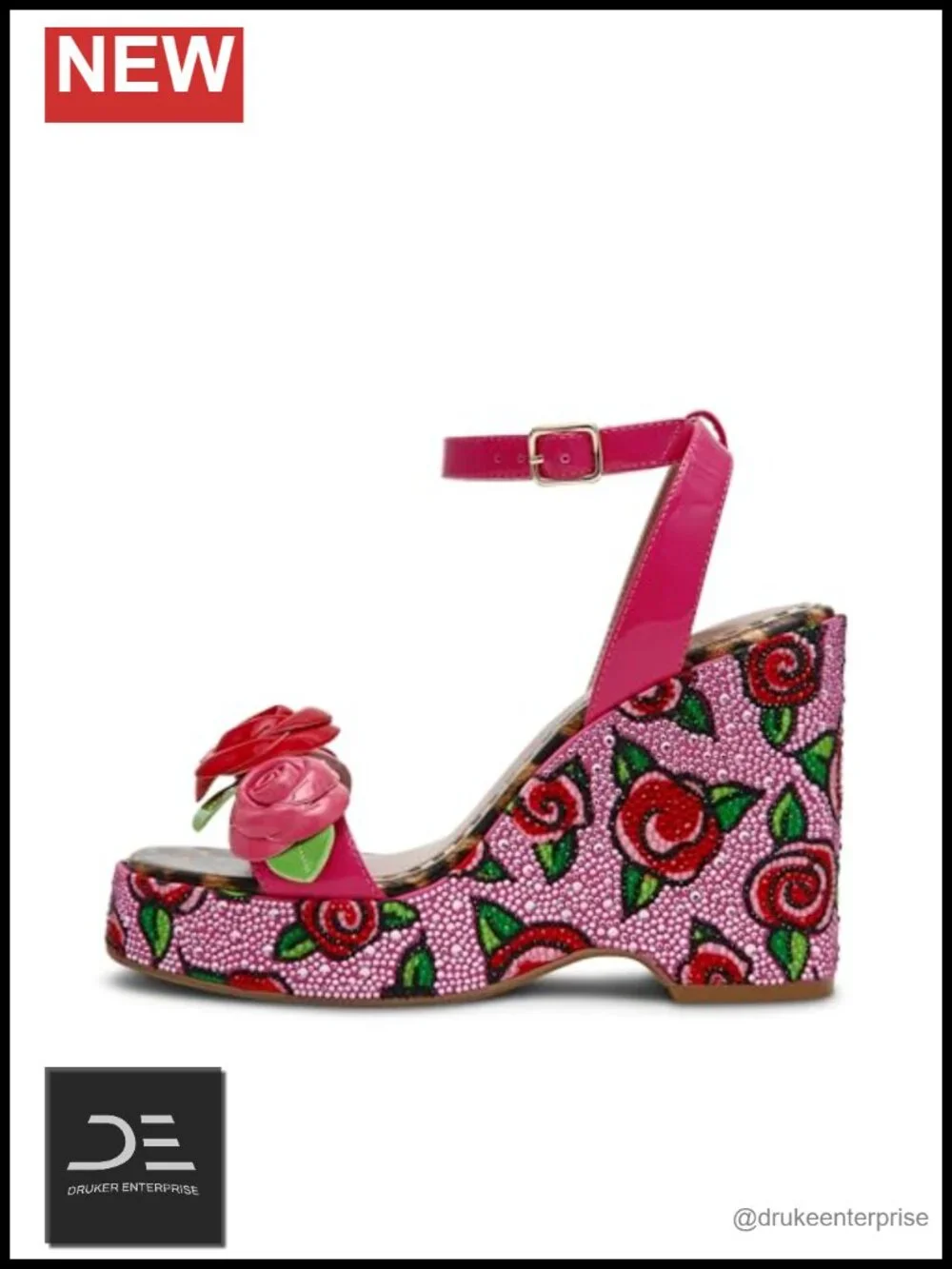 Espadrille Wedge Sandals Platform Ankle Strap Heeled Sandals Summer